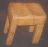 Beech wood stool14x30ins �